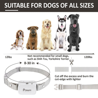 Collier de Dressage pour Chien Citronnelle avec Télécommande, 3 Modes- Pulvérisation/Vibrations/Bip, Rechargeable Collier Anti Aboiements sans Choc Electrique Portée 305m Pulvérisation pour Chien